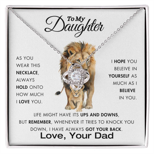 To My Daughter - I Got Your Back - From Dad