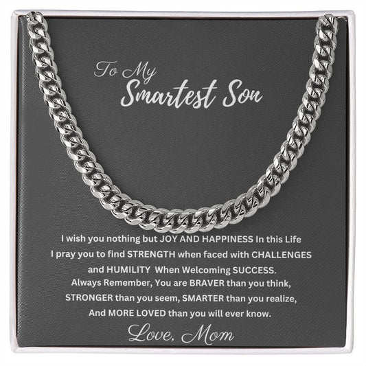 Gift for Smartest Son - Love Mom