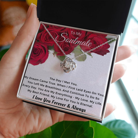 To My Soulmate - Eternal Valentine Gift Necklace