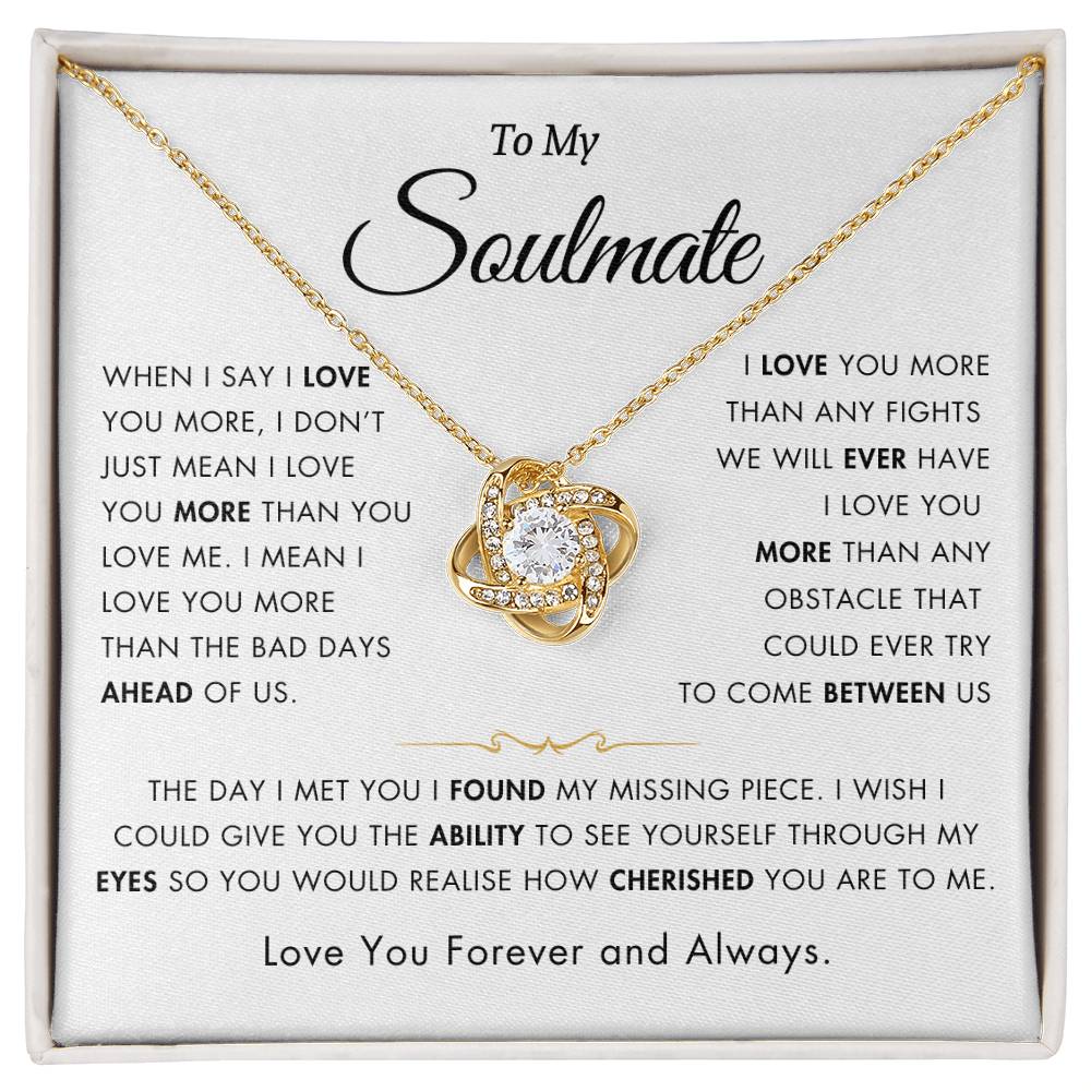 To My Soulmate - Gift For Wife - My Missing Piece - Special Gift for Wife - Unique Gift Ideas For Anniversary / Birthday's