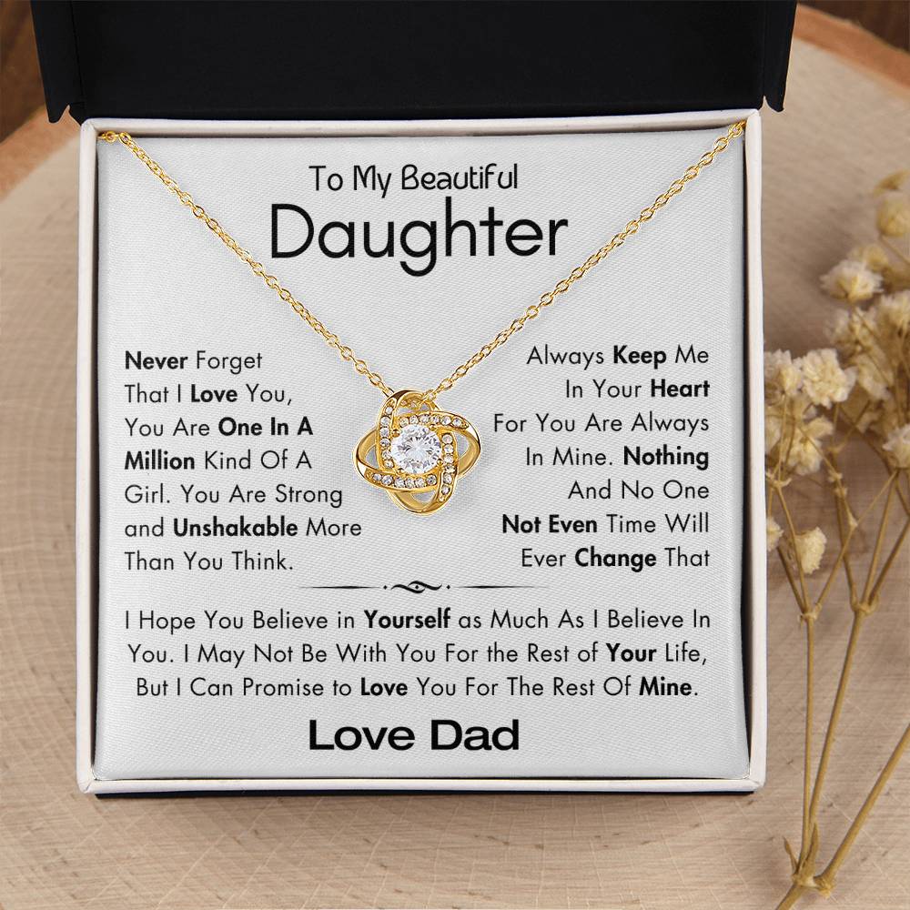 To My Daughter - Million Kind of a Girl - Love Dad - GS2410LK