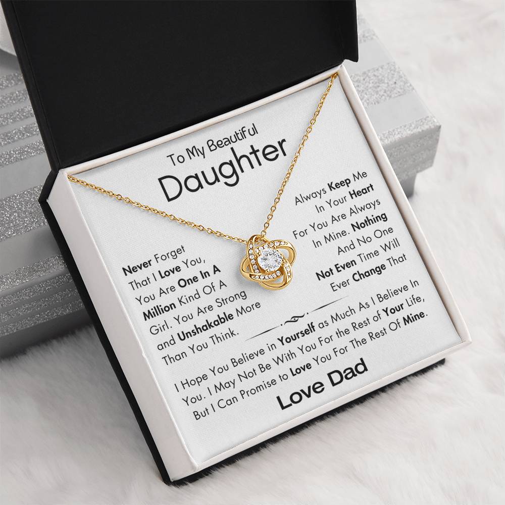 To My Daughter - Million Kind of a Girl - Love Dad - GS2410LK