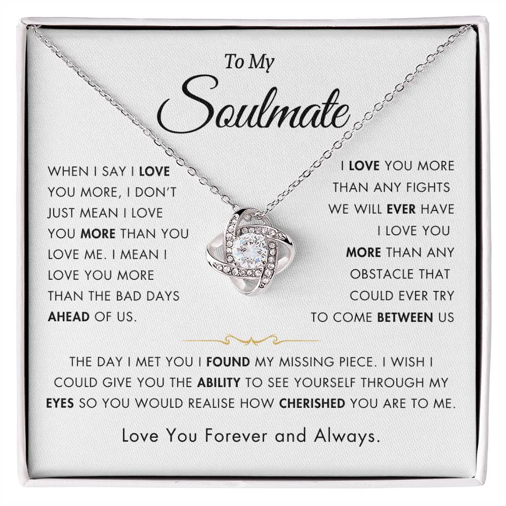 To My Soulmate - Gift For Wife - My Missing Piece - Special Gift for Wife - Unique Gift Ideas For Anniversary / Birthday's