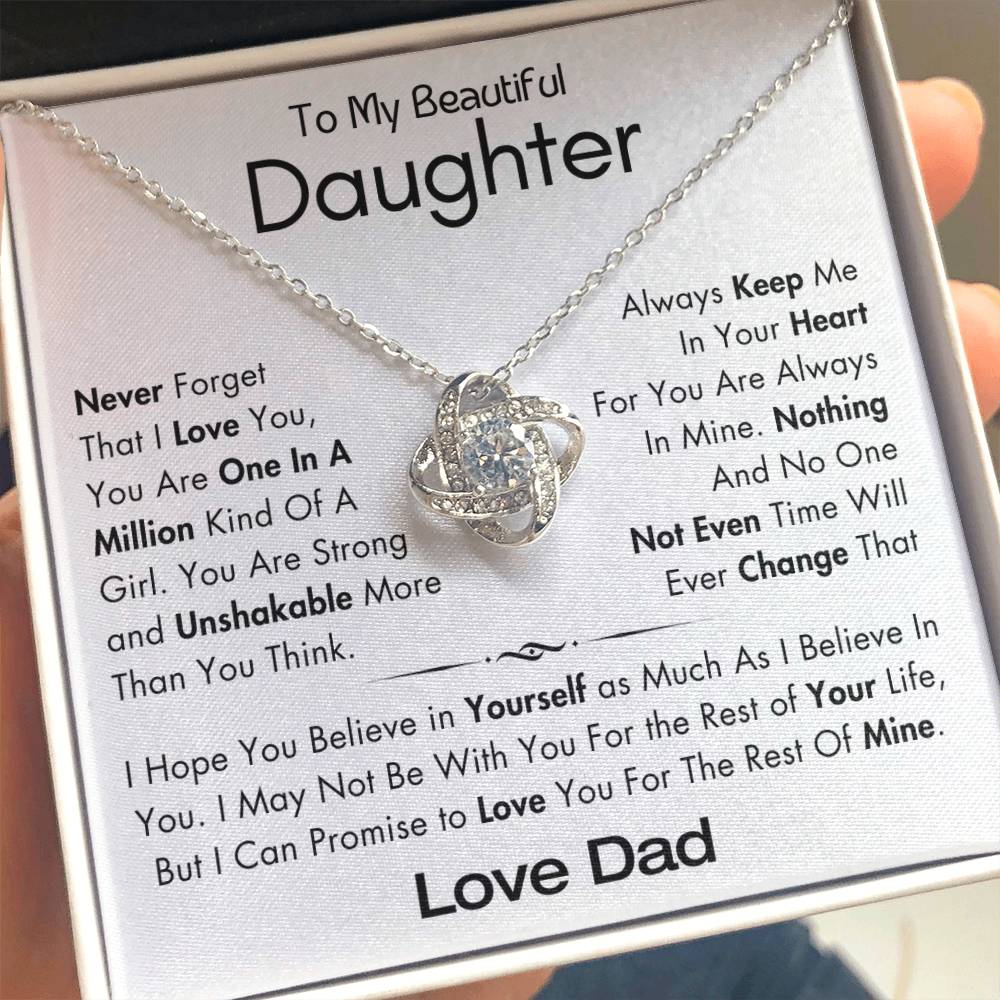 To My Daughter - Million Kind of a Girl - Love Dad - GS2410LK