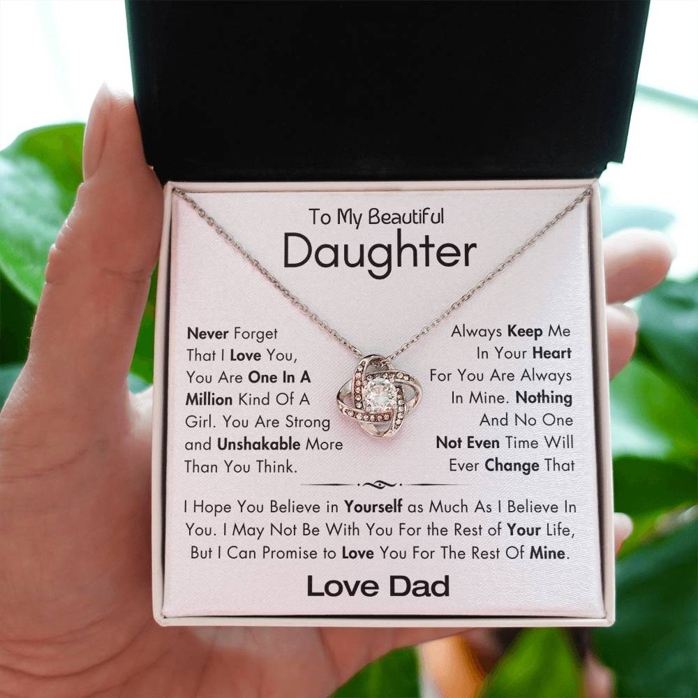 To My Daughter - Million Kind of a Girl - Love Dad - GS2410LK