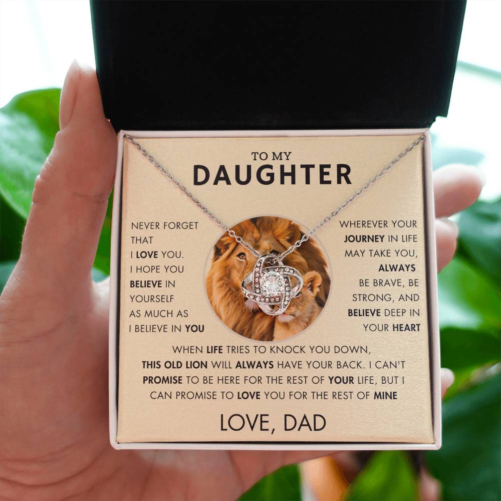 To My Daughter - Promise Necklace - Love, Dad - VR1