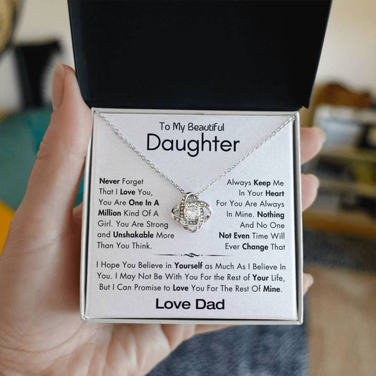 To My Daughter - Million Kind of a Girl - Love Dad - GS2410LK