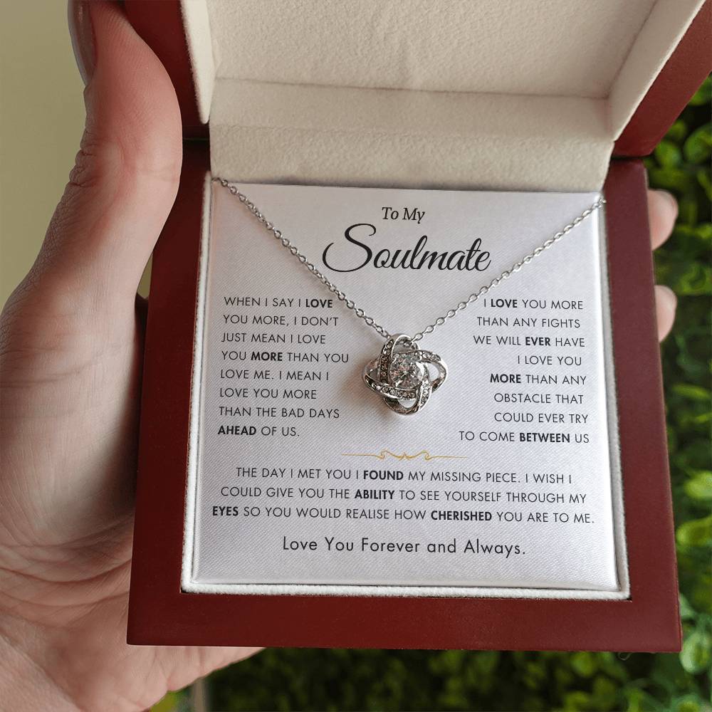 To My Soulmate - Gift For Wife - My Missing Piece - Special Gift for Wife - Unique Gift Ideas For Anniversary / Birthday's