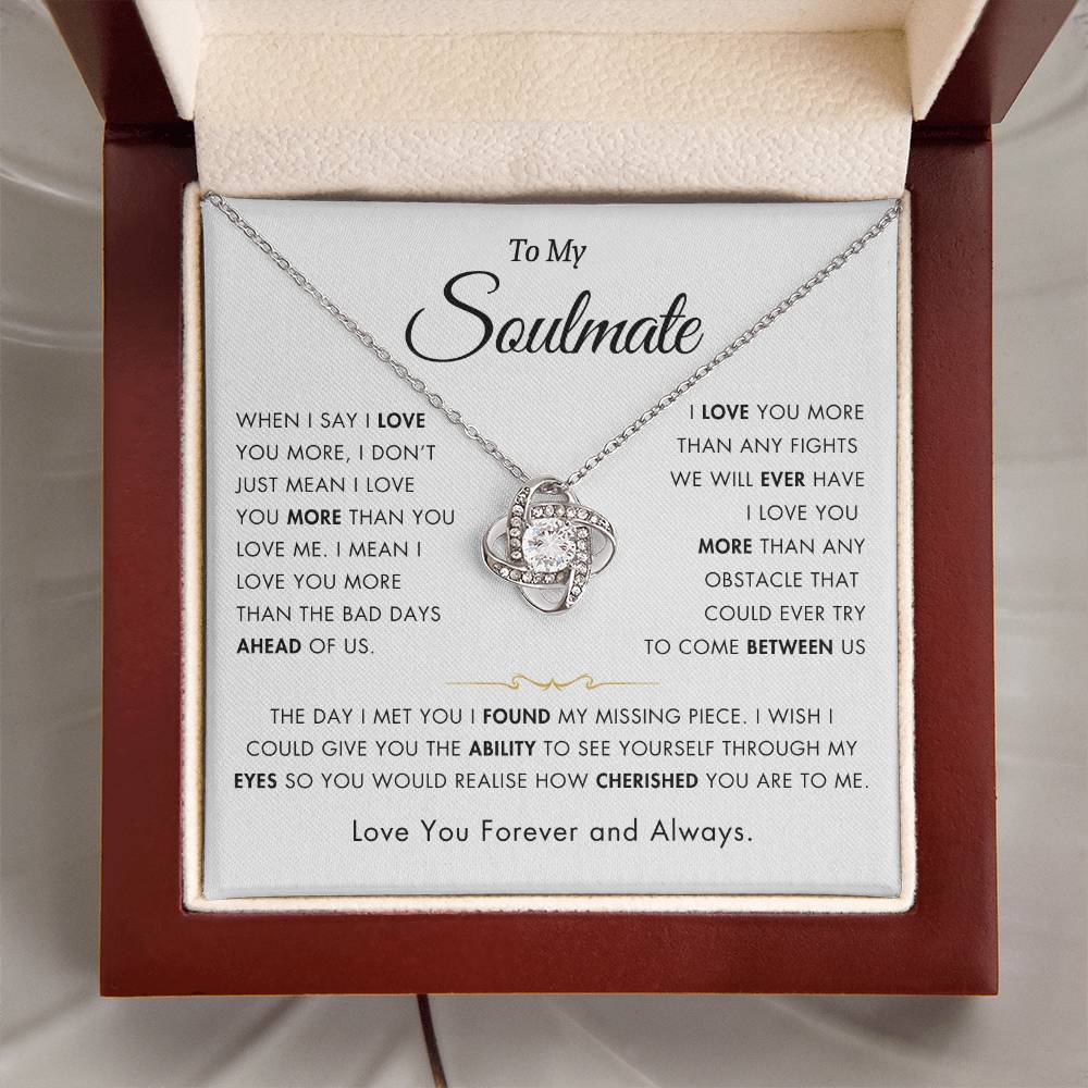 To My Soulmate - Gift For Wife - My Missing Piece - Special Gift for Wife - Unique Gift Ideas For Anniversary / Birthday's