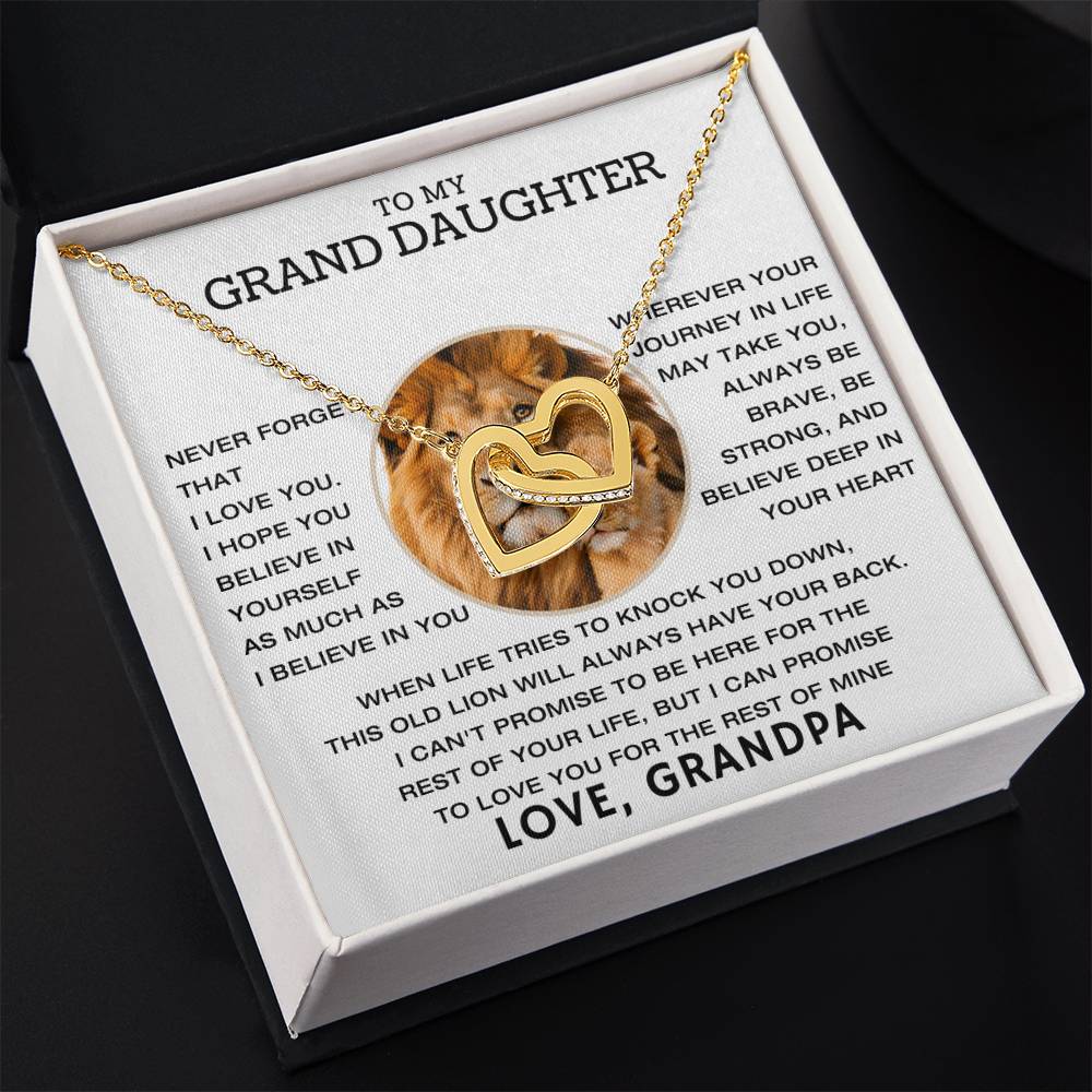 To My Grand Daughter - Promise - Necklace