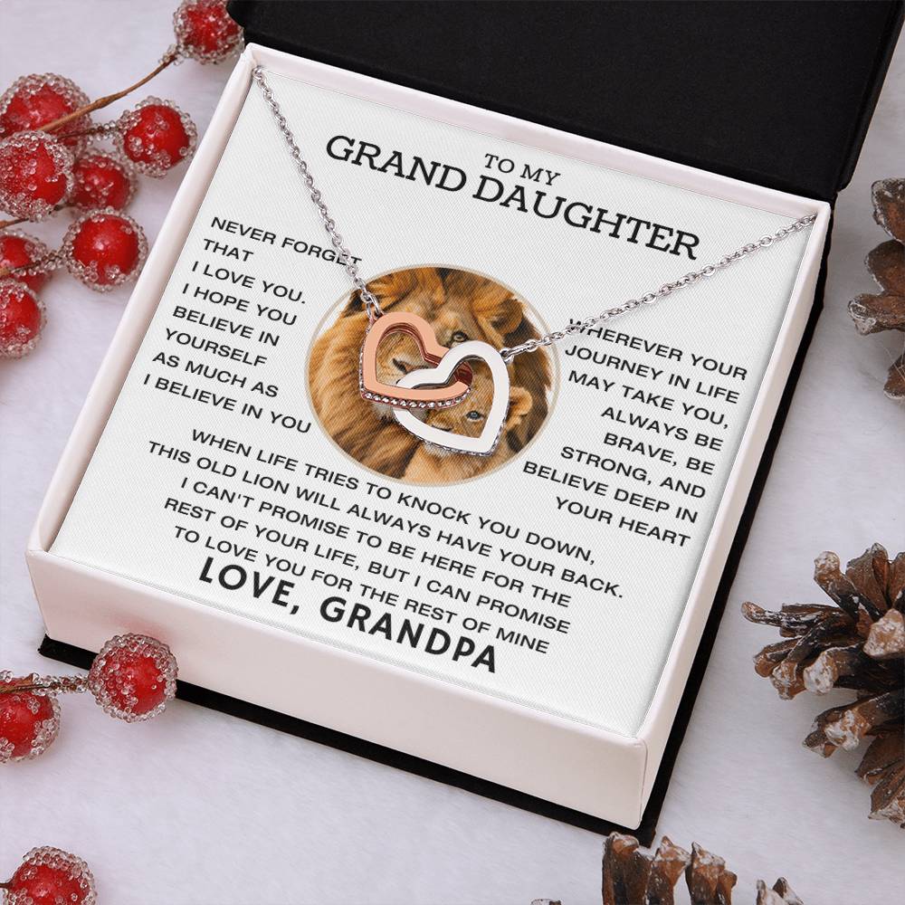 To My Grand Daughter - Promise - Necklace