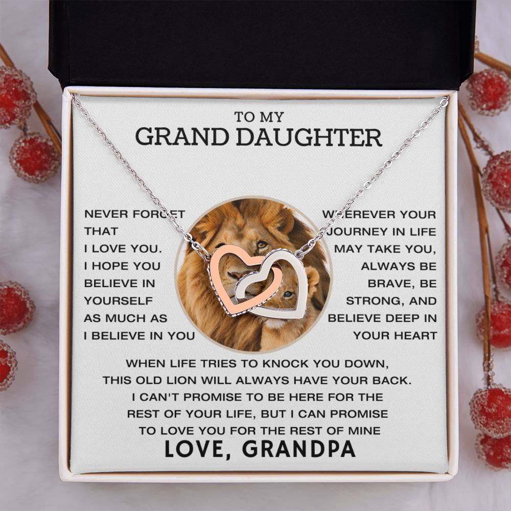 To My Grand Daughter - Promise - Necklace