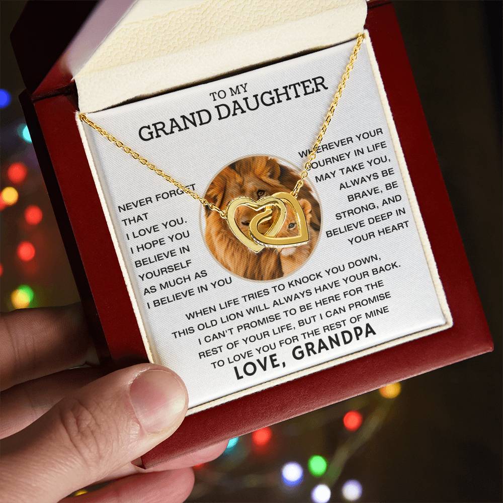 To My Grand Daughter - Promise - Necklace