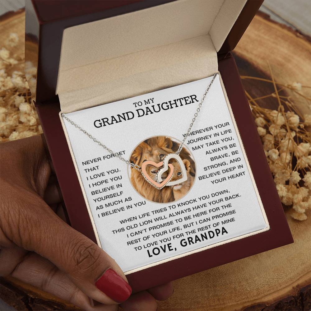 To My Grand Daughter - Promise - Necklace