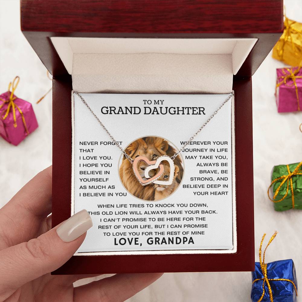 To My Grand Daughter - Promise - Necklace