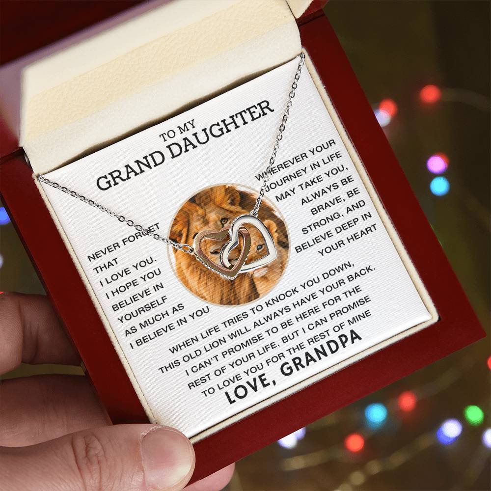 To My Grand Daughter - Promise - Necklace