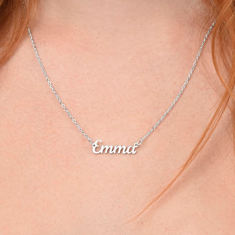 Custom Name Necklace -Surprising Gift For Your Beloved.