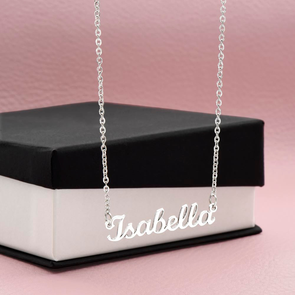 Custom Name Necklace -Surprising Gift For Your Beloved.