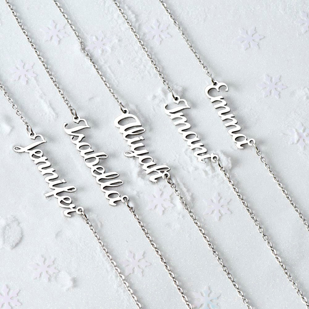 Custom Name Necklace -Surprising Gift For Your Beloved.