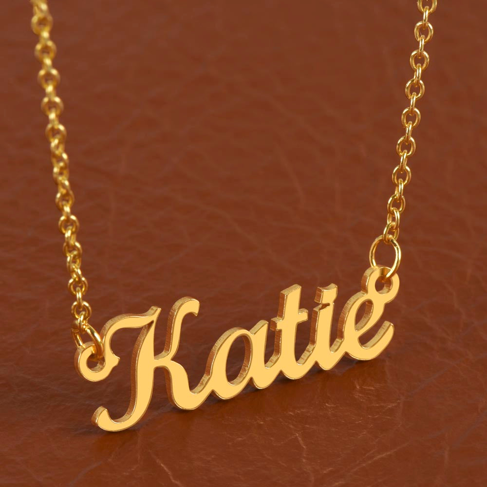 Custom Name Necklace -Surprising Gift For Your Beloved.