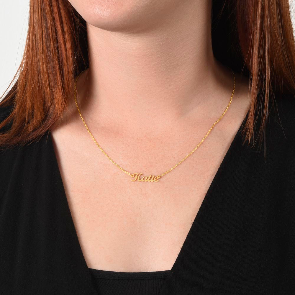 Custom Name Necklace -Surprising Gift For Your Beloved.