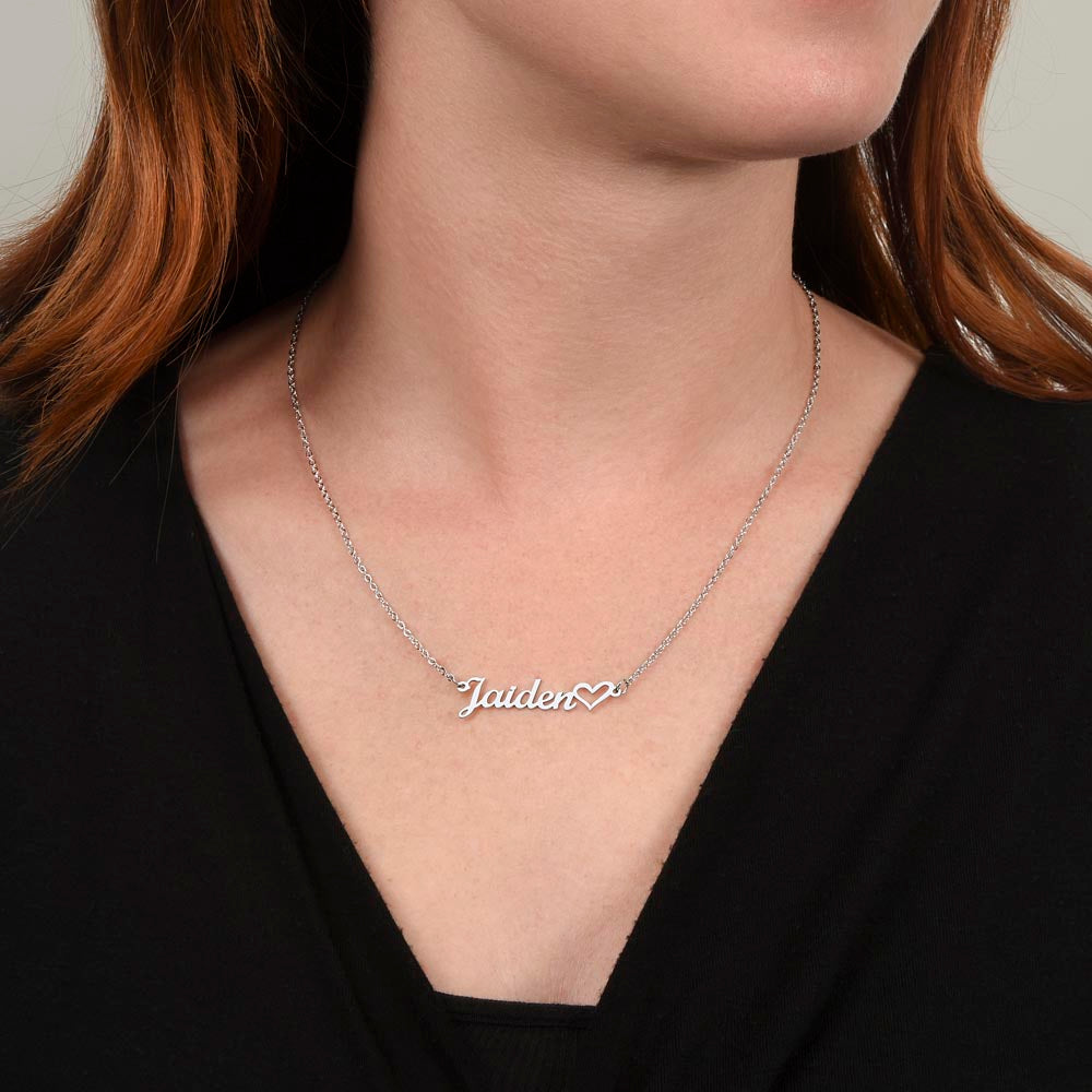 Customize Name Necklace for yourself or for your special person - crafted with love - trending name necklace for birthday, gift