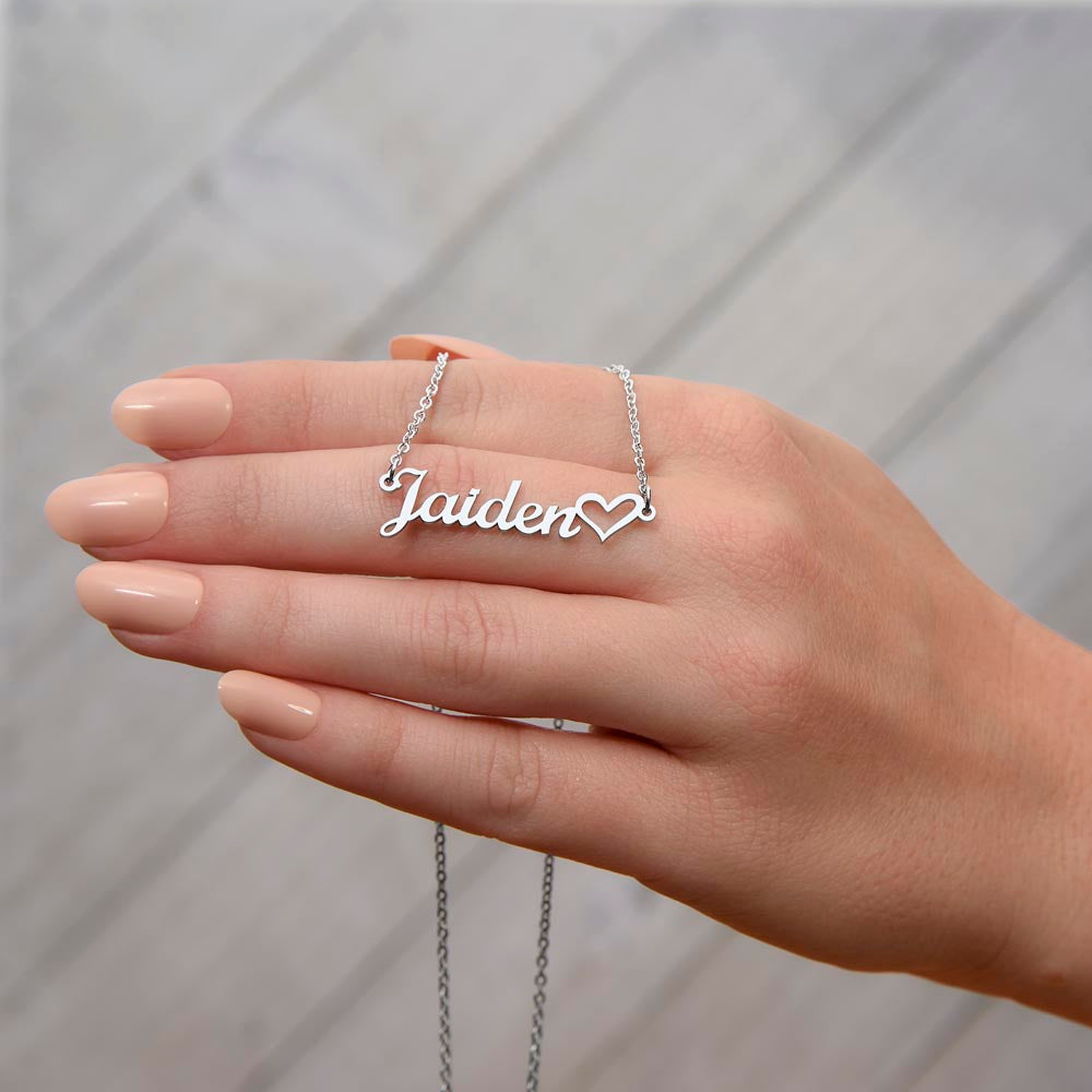 Customize Name Necklace for yourself or for your special person - crafted with love - trending name necklace for birthday, gift