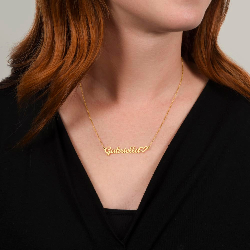 Customize Name Necklace for yourself or for your special person - crafted with love - trending name necklace for birthday, gift