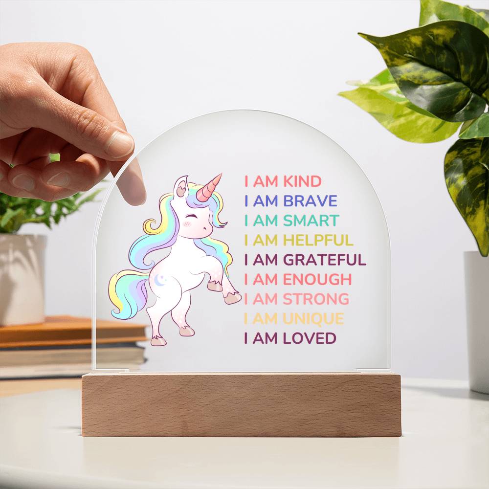 Night Lamp With Affirmation - For Kids With LED