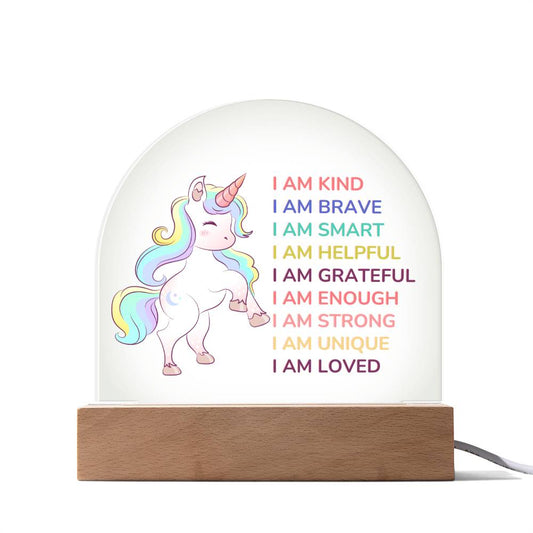 Night Lamp With Affirmation - For Kids With LED
