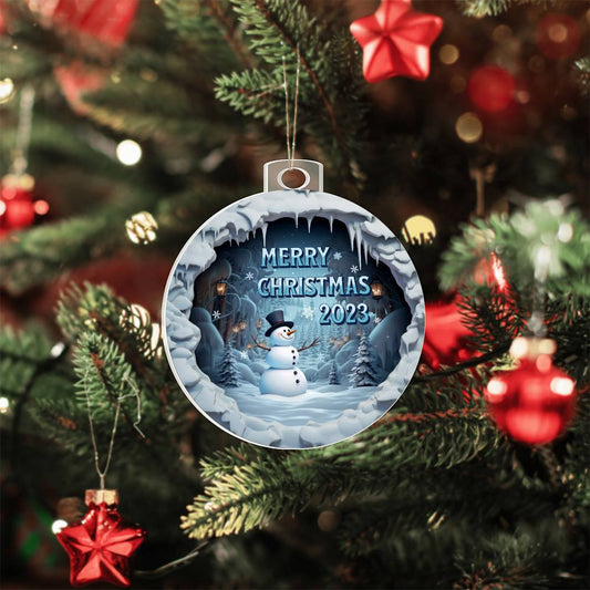 Merry Christmas 2023- Acrylic Ornament