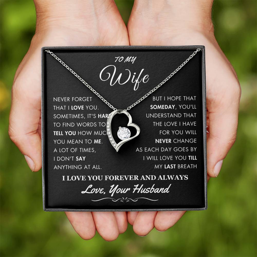 To My Wife - Love You Till Last Breath - From Your Husband - 2402 - D4