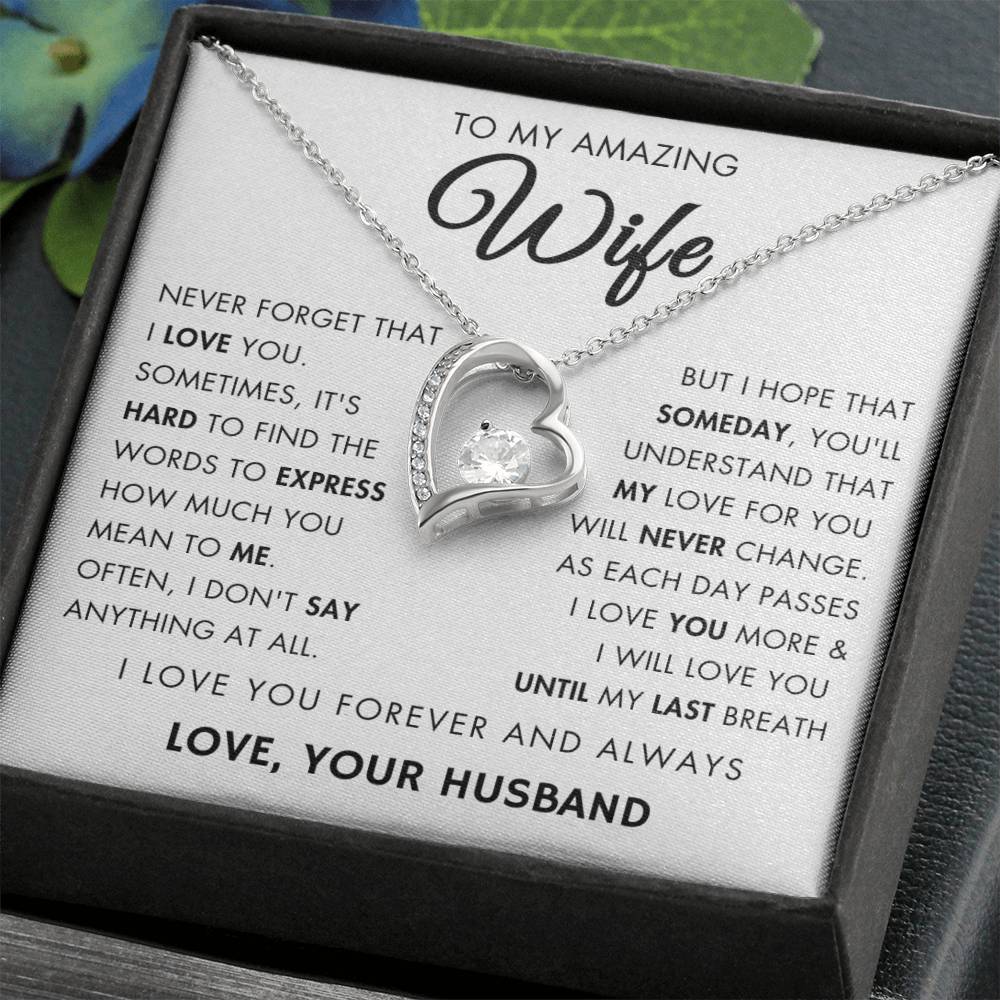 To My Amazing Wife - Love You Until My Last Breath - GS2402