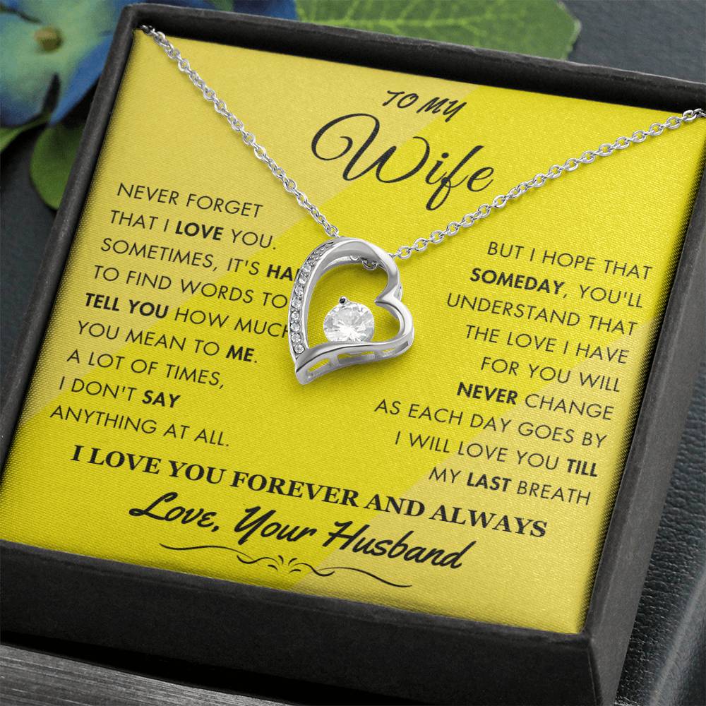 To My Wife - Love You Till Last Breath - From Your Husband - 2402 - D2