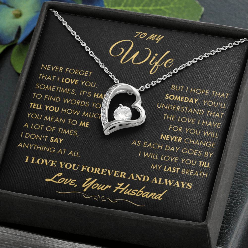 To My Wife - Love You Till Last Breath - From Your Husband - 2402 - D5