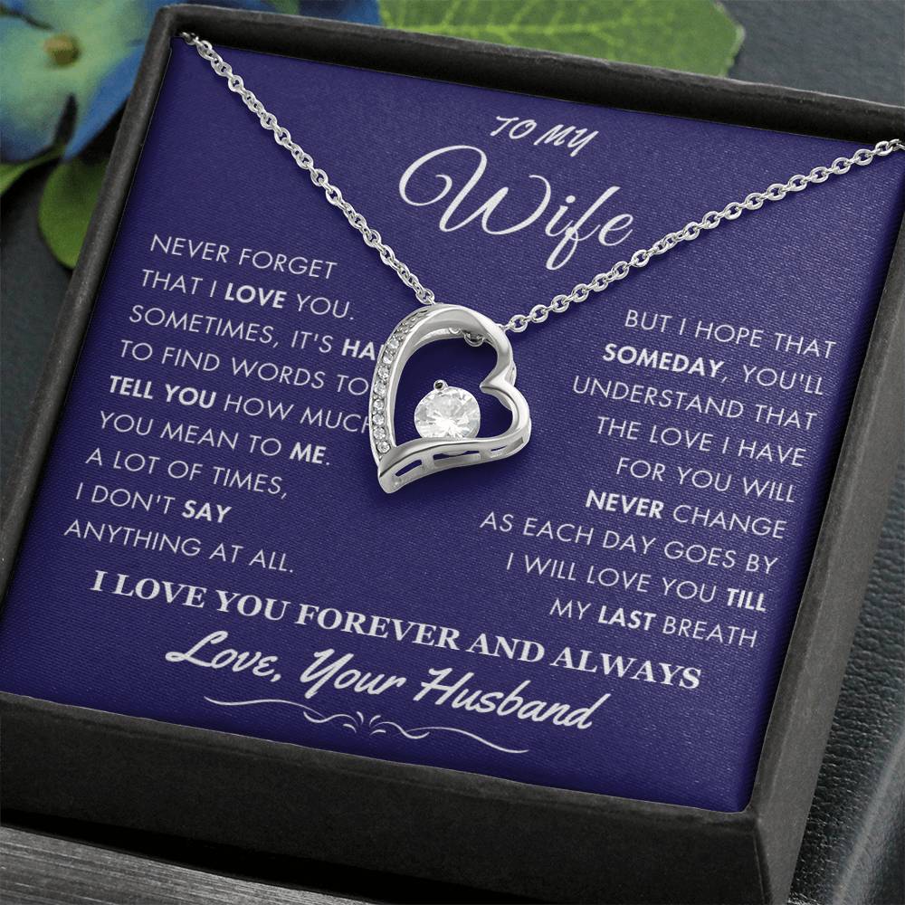 To My Wife - Love You Till Last Breath - From Your Husband - 2402 - D3