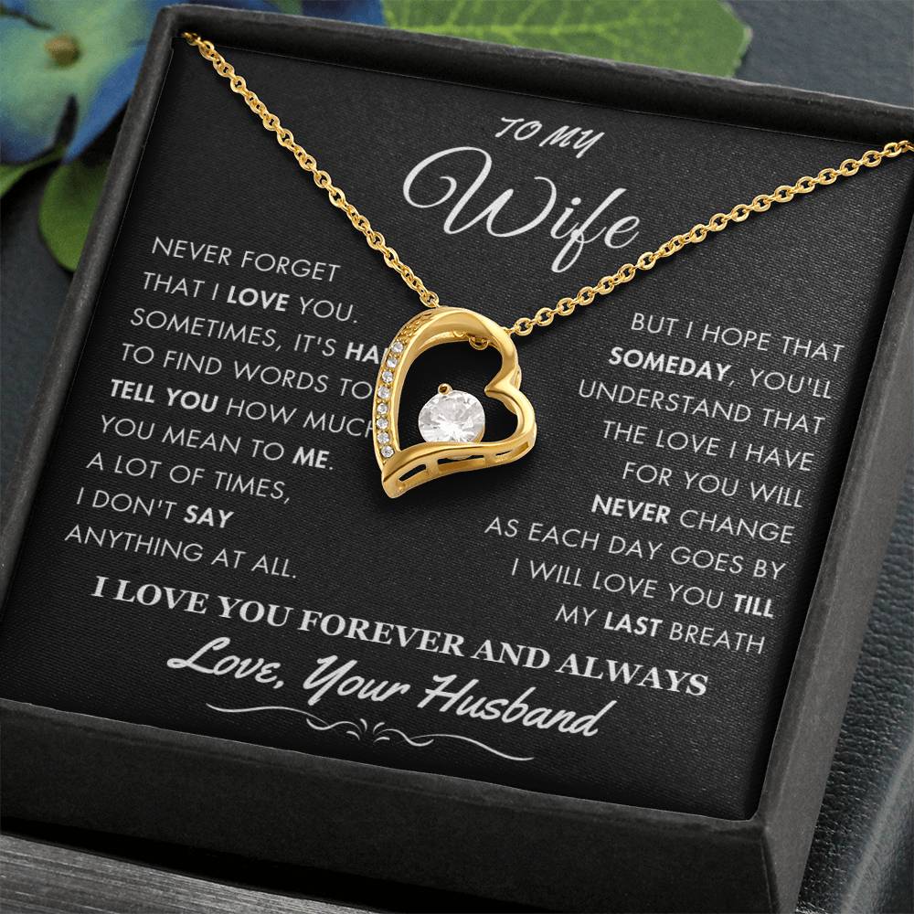 To My Wife - Love You Till Last Breath - From Your Husband - 2402 - D4