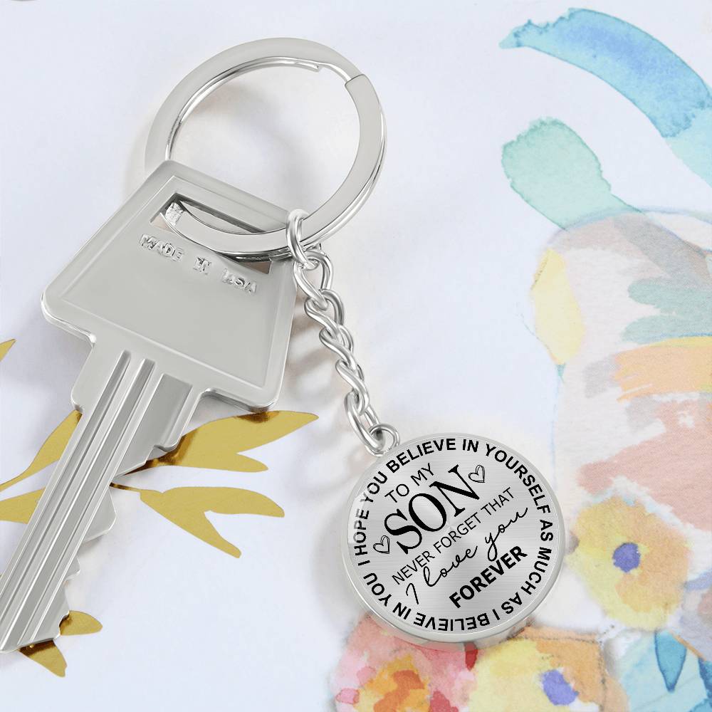 To My Son - Graphic Key Chain - Love You Forever