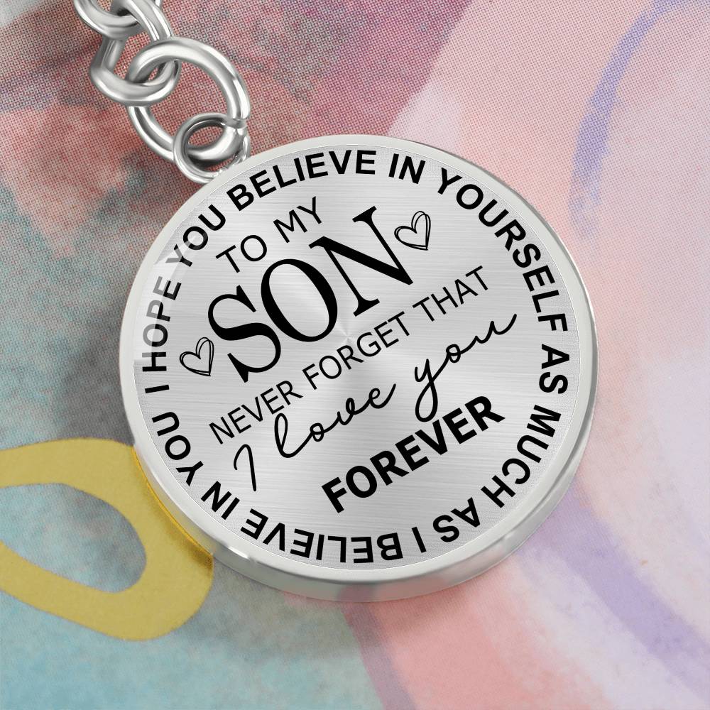 To My Son - Graphic Key Chain - Love You Forever