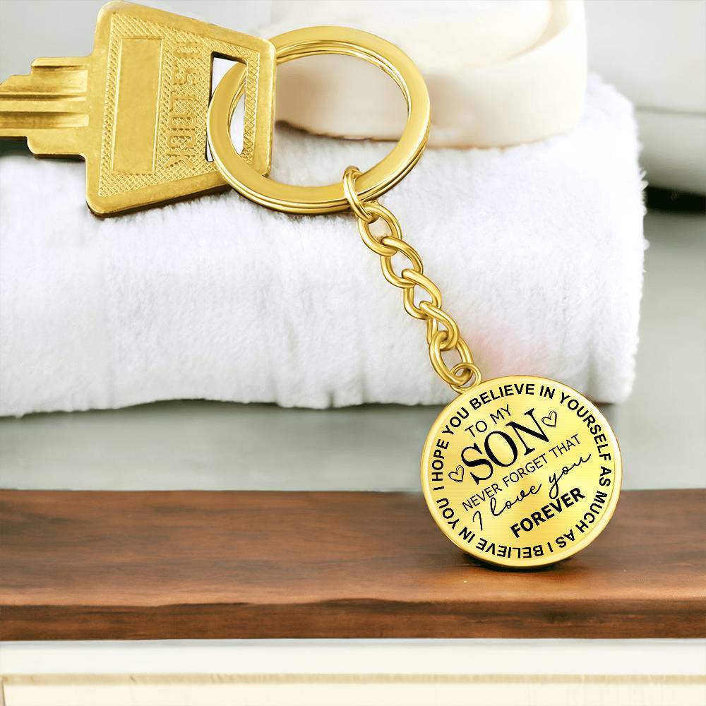 To My Son - Graphic Key Chain - Love You Forever