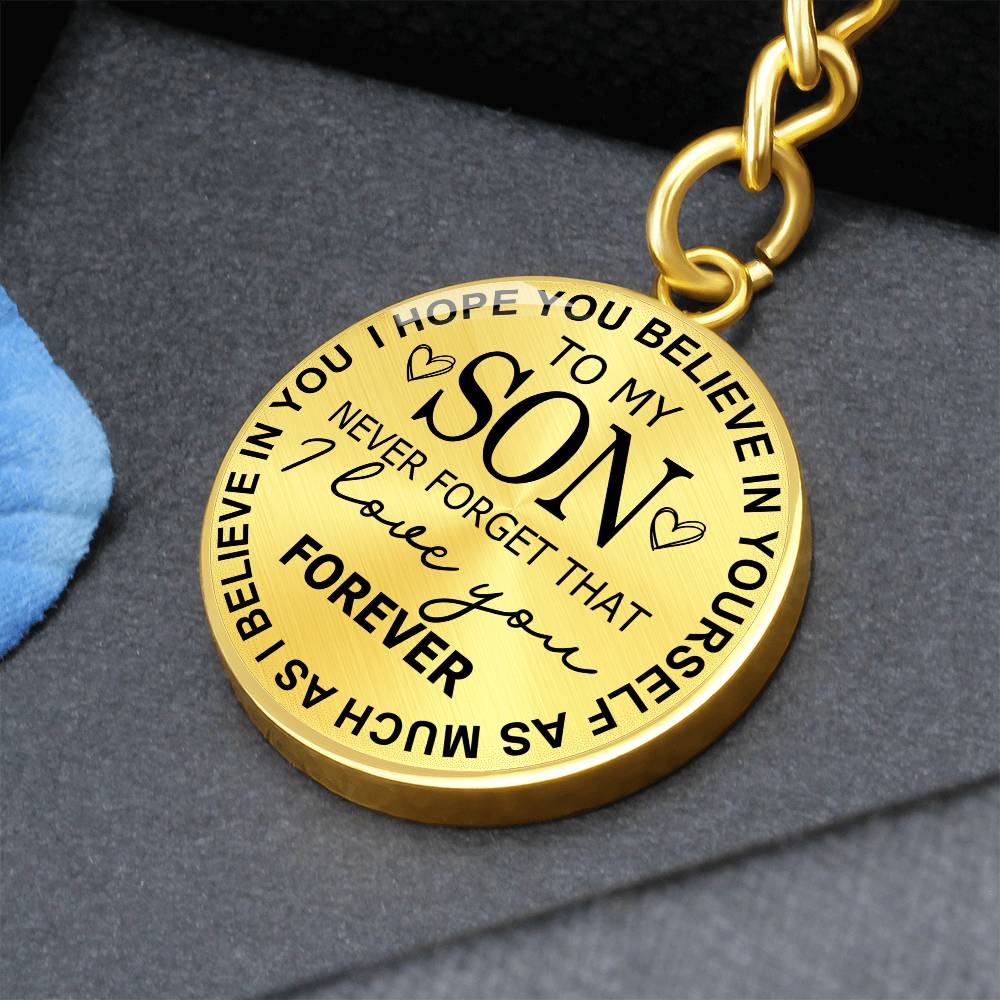 To My Son - Graphic Key Chain - Love You Forever