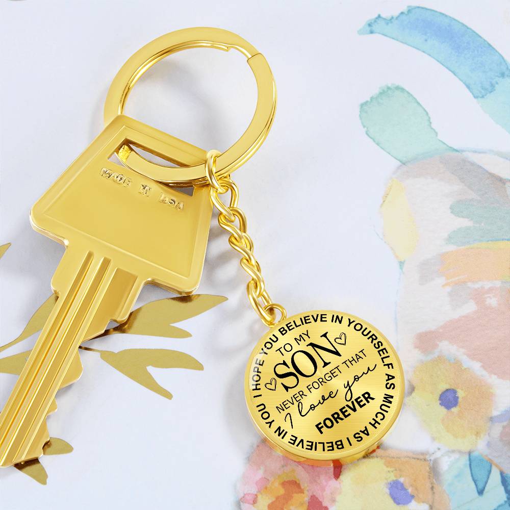 To My Son - Graphic Key Chain - Love You Forever