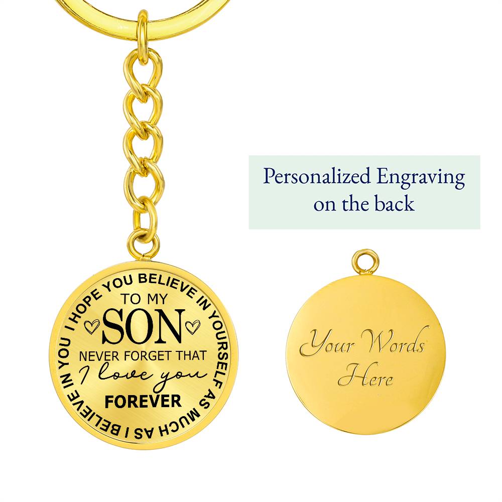 To My Son - Graphic Key Chain - Love You Forever